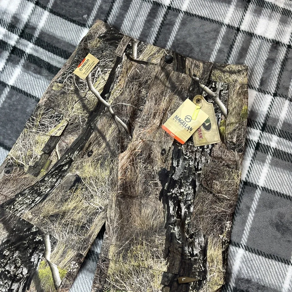 Magellan Convertible Zip Off Pant Youth L 29X29 Mossy Oak Brush Camo‎ Cargo NWT